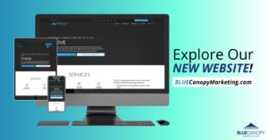 Blue Canopy Marketing Website Launch